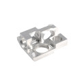 Custom Fabricate Precision CNC Machining Aluminium Parts Silver Anodizing with Lathe Service